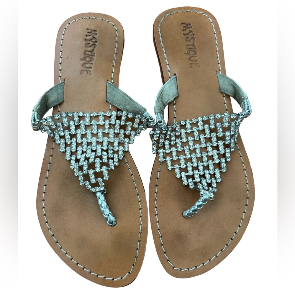 Beautiful rhinestone sandals